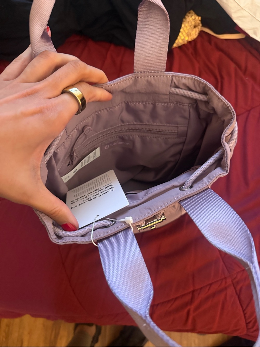 Lululemon Convertible Drawstring Bucket Bag Mini 5L *NWT* - Picture 2 of 6